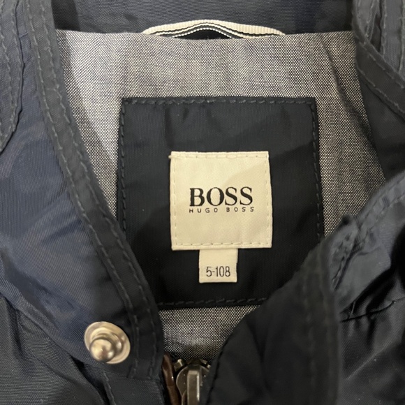 Boys Boss Navy Jacket - Size 5 - Picture 2 of 6